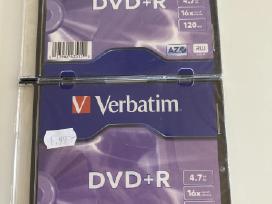 Verbatim du tušti dvd+r diskai