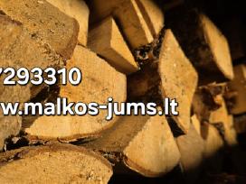 Malkos Vilniuje Sausos malkos kapotos malkos