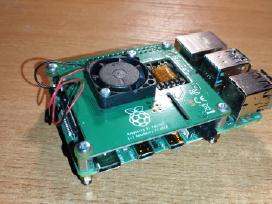 Raspberry Pi4 4gb su Poe-hat ir korpusu