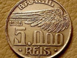 Brazilija 5000 realų 1936 m.