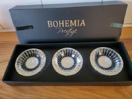Bohemijos g-bos krištolinės žvakidės