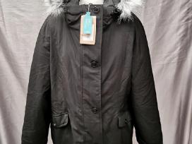 Žieminė striukė paltas parka su kapišonu šilta