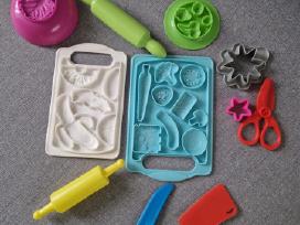 Play-doh formelės, pjaustymo lentelės, peiliai