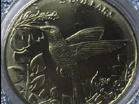 Moneta B.v.i. 2017m. 5 dollars, titanas