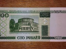 Baltarusijos 100 rublių banknotas