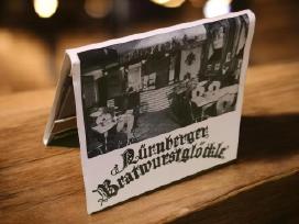 Rem. Degtukų dėžutė knygelė Nürnberger Bratwursthe