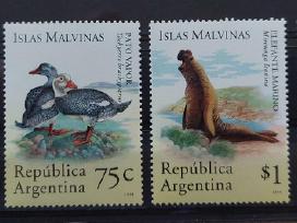 Argentina 1994 fauna , švarūs, Michel 2213-2216