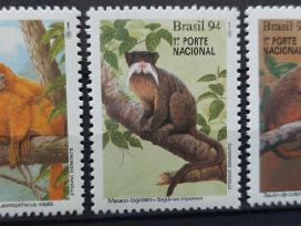 Brazilija 1994 beždžiones, švarūs, Michel 2589-259