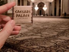 Rem. Degtukų dėžutė knygelė Caesars Palace