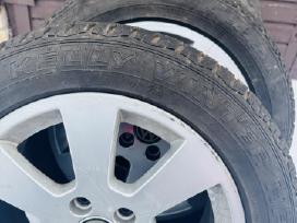 VW, lieti ratai R16, su žieminėmis padangomis M+s