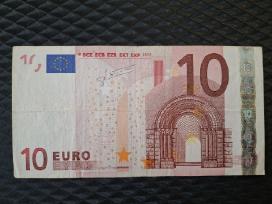 10 euro banknotas 2002 pirmos laidos