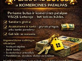 Skubiai perkame butus 1, 2, 3, 4 kambarių