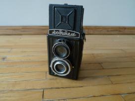 Antikvariniai foto aparat. Liubitel ir vokišk Adox