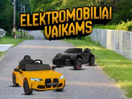 Elektromobiliai vaikams didelis pasirinkimas