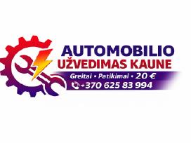 Automobilio akumuliatoriaus užvedimas Kaune / raj