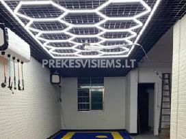 Hexagon LED korio formos apšvietimas su rėmu