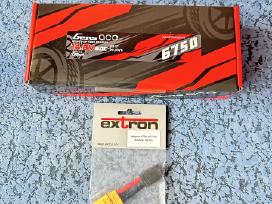 6750 mah ( 14,8 V), 4S, 60 C, Gens Lipo.