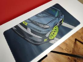 Drift race oversized pelės kilimėlis / mousepad