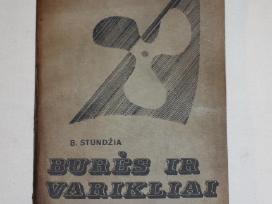 Burės ir Varikliai Bronys Stundžia knyga 1978 m.