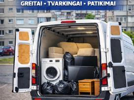 Krovinių gabenimas atliekų išvežimas