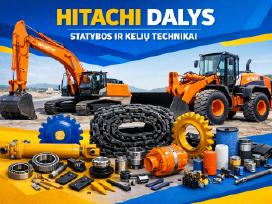 Hitachi dalys statybų ir kelių tiesimo technikai