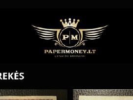 Www-papermoney-lt - Atnaujinta Svetainė !
