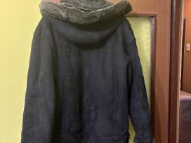 Vyriški šilti kailiniai su gobtuvu