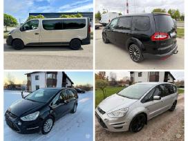 Automobilių, Minivenų, mikroautobusų nuoma