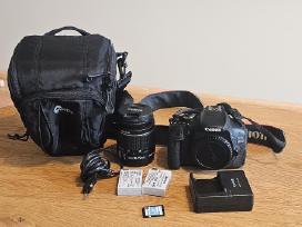 Canon EOS 600d – veidrodinis fotoaparatas su pried