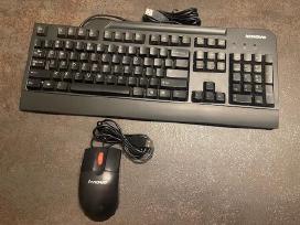 Lenovo klaviatūra ir pelė