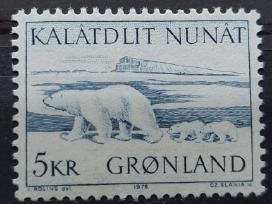 Grenlandija 1976 lokys, švarus, Michel 96