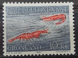 Grenlandija 1982 krevetes, švarus, Michel 133