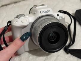 Canon EOS R50 White with 18-45mm kit lens