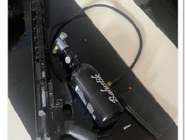 Parduotu beveik nenaudota hpa airsoft ginkla.