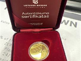 4 Lietuvos banko auksines monetos