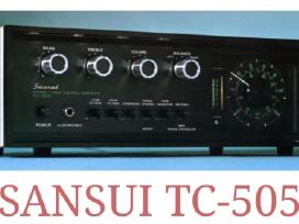 Sansui Tc-505 ir Ba-60 pradinis ir galios stiprint