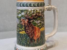 Vokiškas rankų darbo alaus bokalas