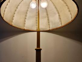 Vintažinis mid century autorinis odinis toršeras