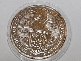 Sidabrinė kolekcinė moneta 2 oz Vienaragis