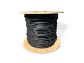 Saulės elektrinės dc 6mm juodas kabelis