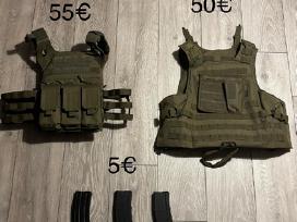 Airsoft liemenė ir dėtuvai