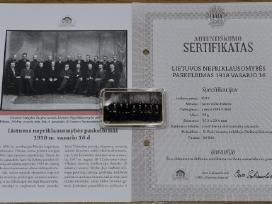Medalis Lietuvos nepriklausomybės paskelbimas 1918