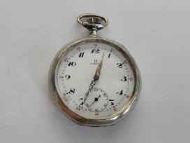 Omega sidabrinis kiseninis laikrodis