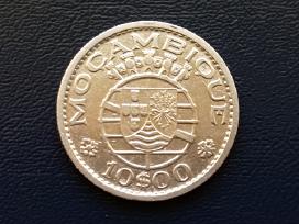 10 eskudų 1955m. Mozambikas sidabras 720