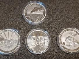 Sidabrinės 1oz monetos