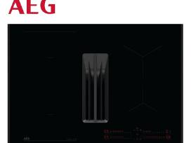 Aeg Xub6845as Combohob Black Matt 80cm