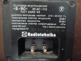 Radiotehnika s90 kolonėlių komplektas