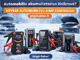 Automobilio užvedėjas – paleidėjas – busteris