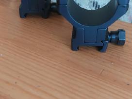Optikos laikikliai 34 mm vamzdžiui. Picatinny