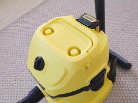 Karcher Wd 2-18 siurblys su baterija ir krovikliu